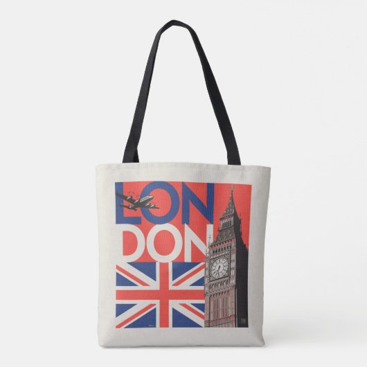 London Big Ben | Engeland Tote Bag (Achterkant)