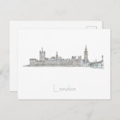 London Big Ben Great Britain Architecture Briefkaa Briefkaart (Voorkant / Achterkant)