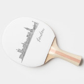London Big Ben Great Britain Architecture Tafeltennisbatje (Zijkant)