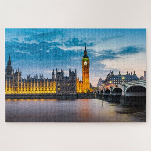 London Big Ben Houses of Parliament Skyline Legpuzzel (Horizontaal)