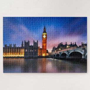 London Big Ben Houses of Parliament Sunset Legpuzzel