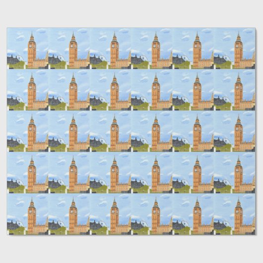 London Big Ben inpakpapier (Vlak)