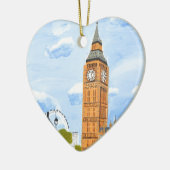 London Big Ben Keramisch Ornament (Links)
