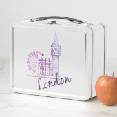 London Big Ben Lunch Box – Groot-Brittannië Metaal (In situ)