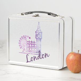 London Big Ben Lunch Box – Groot-Brittannië Metaal
