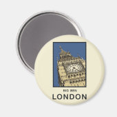 London Big Ben Magneet (Voorkant / Achterkant)