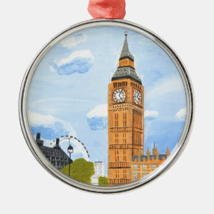 London Big Ben Metalen Ornament