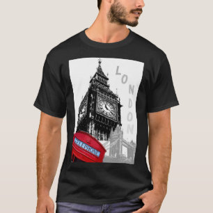 London Big Ben Modern Elegant Pop Art Trendy T-shirt