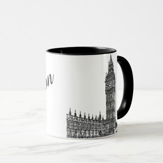 London ~ Big Ben Mok (Voorkant rechts)