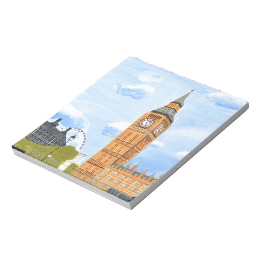 London Big Ben Notitieblok (Linkerzijde)