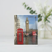 London Big Ben Phone box (van St.K. Briefkaart (Staand voorkant)