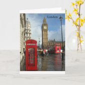 London Big Ben Phone box (van St.K. Kaart (Gele Bloem)
