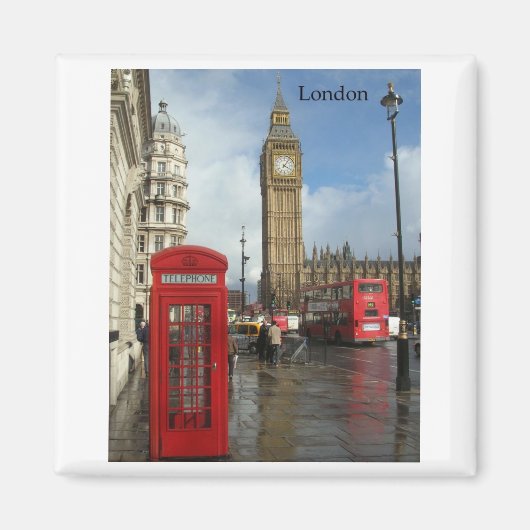 London Big Ben Phone box (van St.K. Magneet (Voorkant)