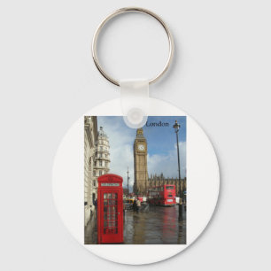 London Big Ben Phone box (van St.K. Sleutelhanger