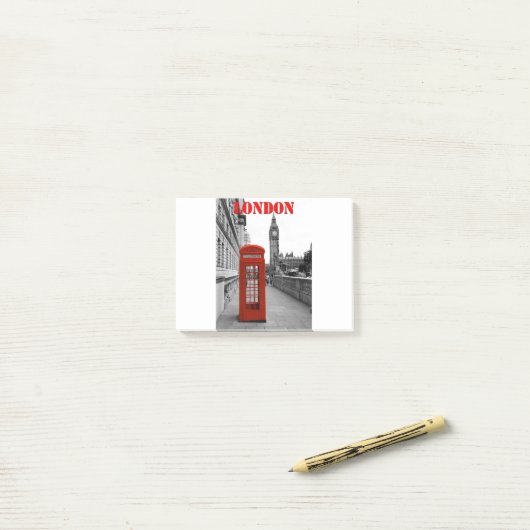 London BIG BEN Post-it® Notes (Op bureau)