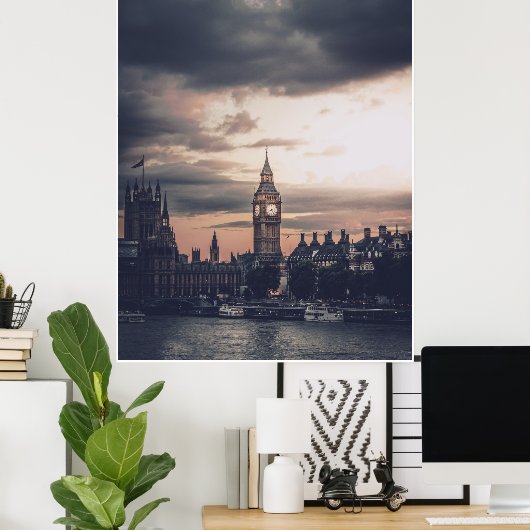 London Big Ben Poster (Thuiskantoor)