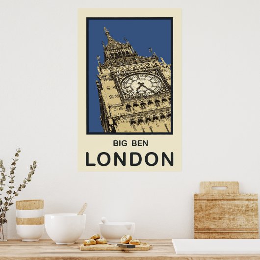 London Big Ben Poster (Keuken)