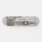 London Big Ben Skateboard – Urbane Straatstijl (Horizontaal)