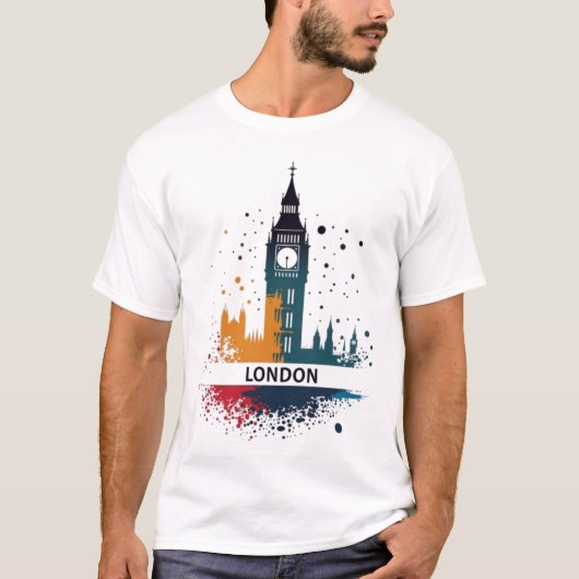 London, Big ben T-shirt (Voorkant)