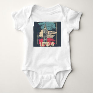 London Big Ben: Typografie Poster Romper
