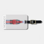 London Big Ben Union Jack Bagagelabel (Voorkant horizontaal)