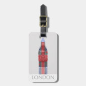 London Big Ben Union Jack Bagagelabel (Voorkant verticaal)