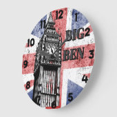 London Big Ben Union Jack Grote Klok (Hoek)