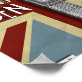 London Big Ben Union Jack Modern Wall Art Poster (Hoek)