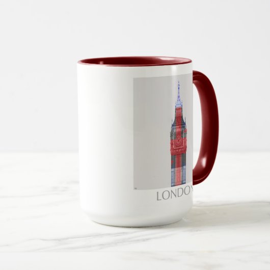 London Big Ben Union Jack Mok (Voorkant rechts)