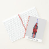 London Big Ben Union Jack Notitieboek (Binnen)
