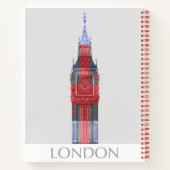 London Big Ben Union Jack Notitieboek (Achterkant)