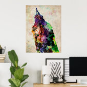 London Big Ben Urban Art Poster (Thuiskantoor)