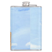 London Big Ben Vinyl Wrapped Flask Heupfles (Achterkant)