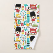 London Big City en Beer Guard Pattern Bad Handdoek (Handdoek)