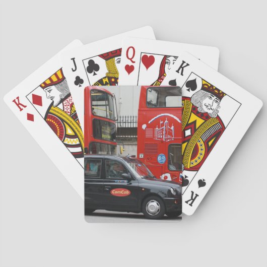 London Black Cab Taxi Speelkaarten (Achterkant)