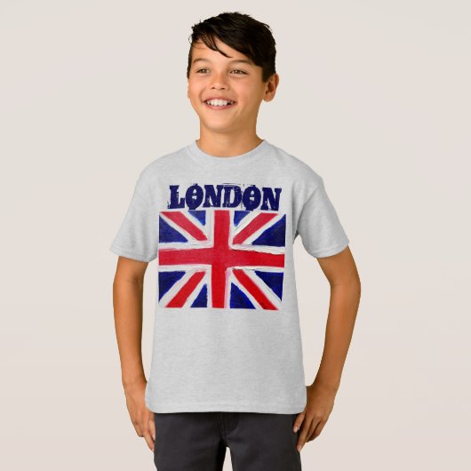 London Black Modern Boys England Verenigd Koninkri T-shirt (Voorkant volledig)
