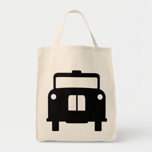 London Black Taxi/Cab Design Tote Bag (Voorkant)