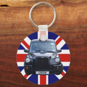 London Black Taxi Cab Sleutelhanger (Voorkant)