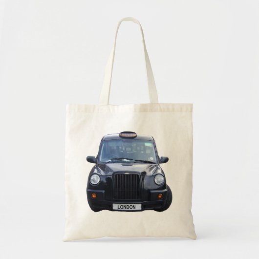 London Black Taxi Cab Tote Bag (Voorkant)