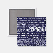 London Boroughs Magnet (Voorkant / Achterkant)