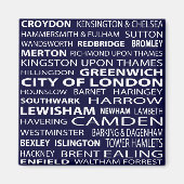 London Boroughs Magnet (Voorkant)