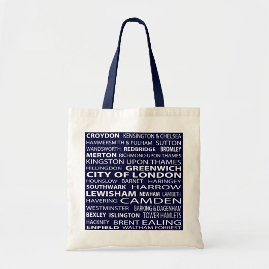 London Boroughs Tote Bag (Voorkant)