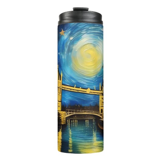 London Bridge Acryl Kunst, Thermosbeker (Voorkant)