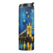 London Bridge Acryl Kunst, Thermosbeker (Gedraaid links)