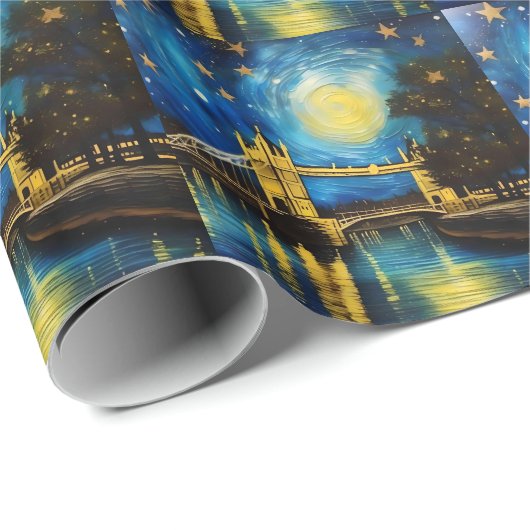 London Bridge Acrylkunst, Cadeaupapier (Rol Hoek)