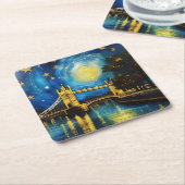 London Bridge Acrylkunst, Kartonnen Onderzetters (Schuin)