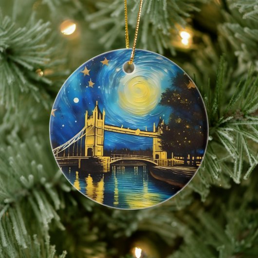 London Bridge Acrylkunst, Keramisch Ornament (Boom)