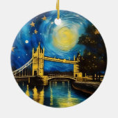 London Bridge Acrylkunst, Keramisch Ornament (Achterkant)
