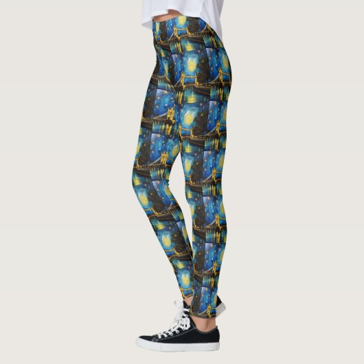 London Bridge Acrylkunst, Leggings (Links)