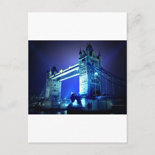 London Bridge bij nacht Briefkaart (Voorkant)